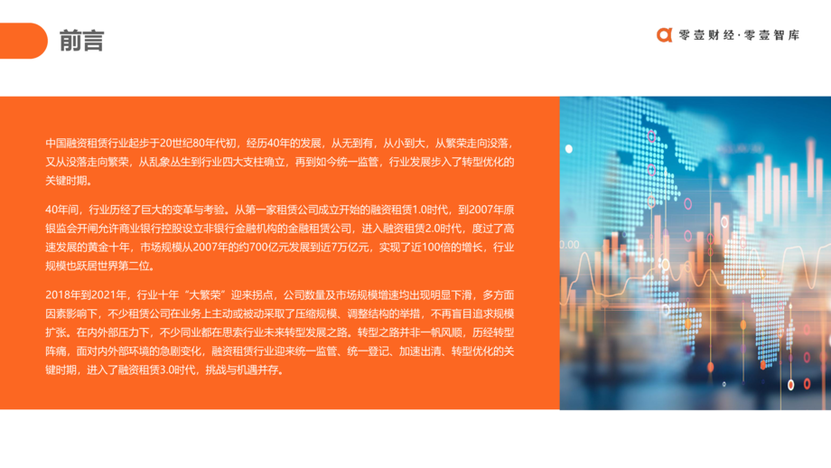 零壹智库:融资租赁3.0时代——中国融资租赁行业发展报告(2022)